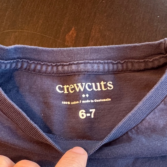 Crewcuts Blue Short Sleeve Tee with Pocket - Picture 2 of 3